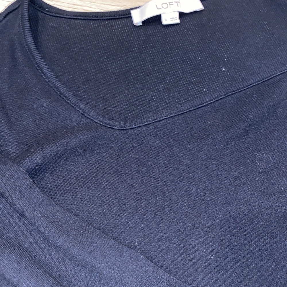 Ribbed Square Neck Basic - image 2